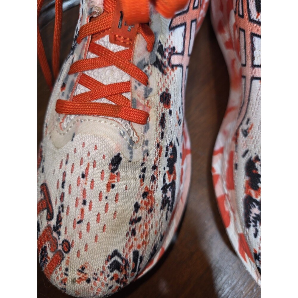 ASICS Noosa Tri 14 Women's Running Shoes Size 8 Orange Pink FlyteFoam Triathlon - Picture 2 of 9
